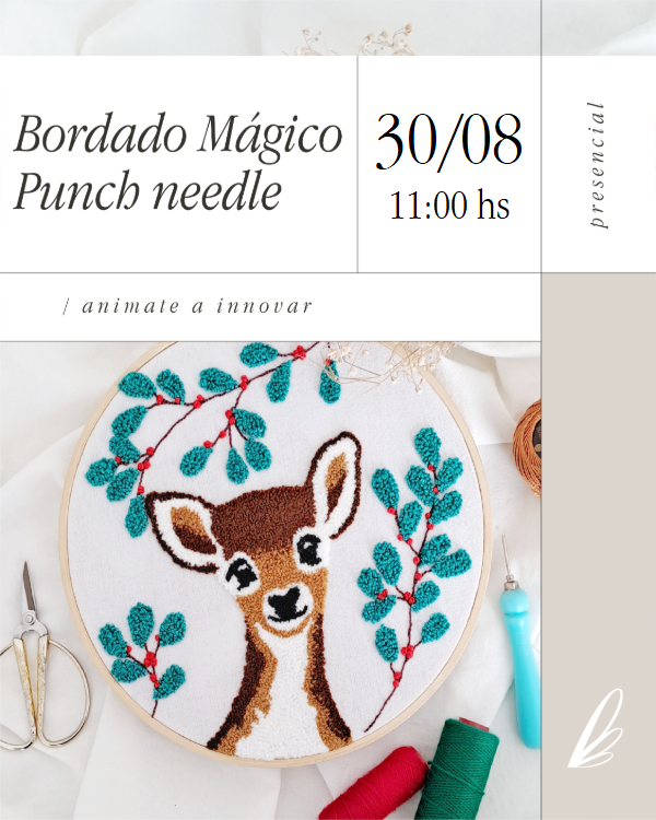 Producto - Workshop de Bordado Mágico - Punch Needle