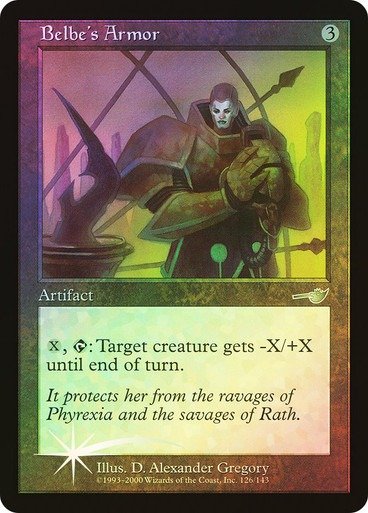 Producto - Belbe's Armor Foil  Nemesis