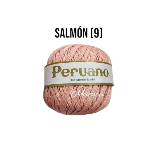 Producto - Hilo Peruano ovillado x 100g Salmón 9.