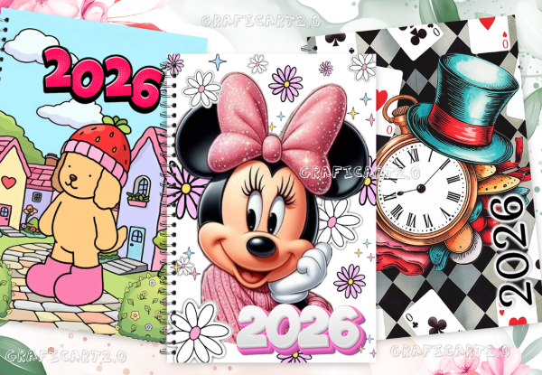 Producto - NUEVO PACK DIGITAL AGENDA 2026 CUENTA CON 5 TEMATICAS