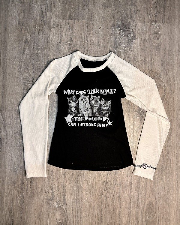 Producto - Remera Cat What Y2K - 0