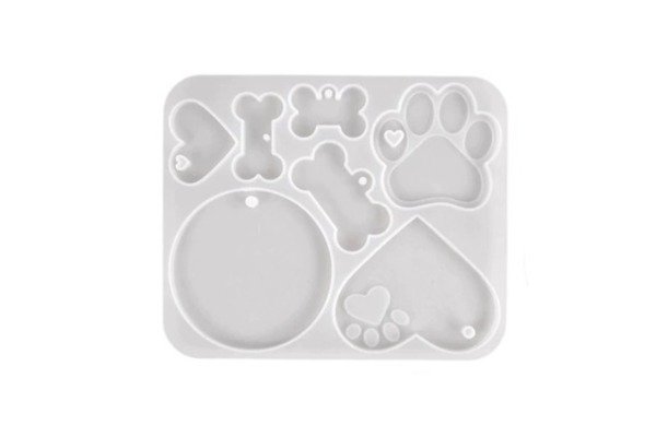 Producto - Molde 6 Chapitas de Mascota