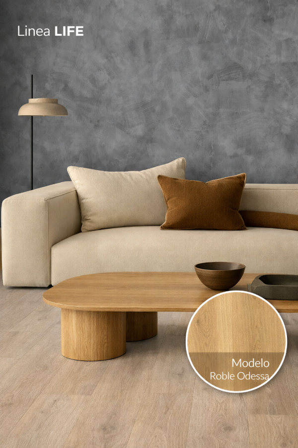 Producto - Piso Vinilico Spc Click Roble Odessa 5mm Con Manta