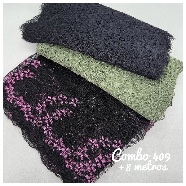 Producto - Combo 409- Puntillas Surtidas +8 metros