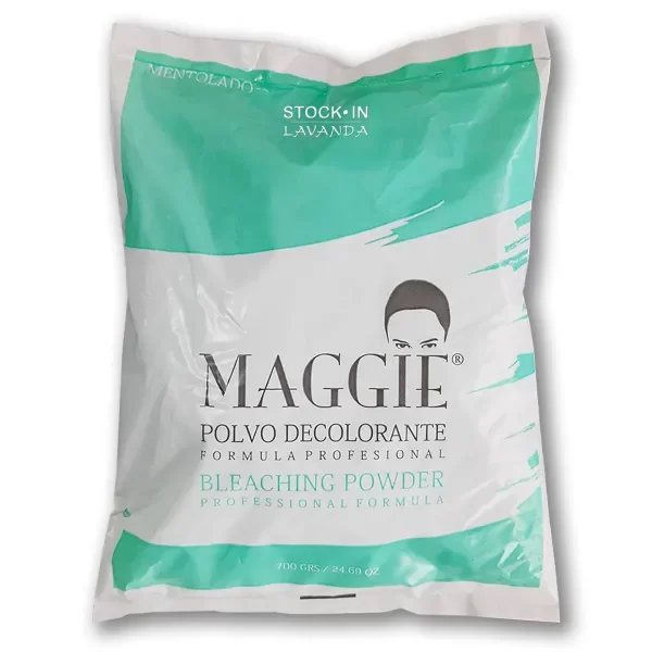 Producto - Polvo Decolorante Blanco, Celeste, Mentolado X 700 Gr. - Maggie - 2