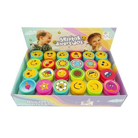 Producto - SELLITOS DIVERTIDOS INFANTILES X24 UNIDADES EN CAJA 18X11.5X3.5CM