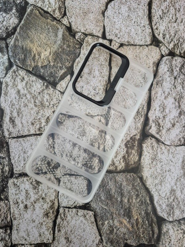 Producto - Puffer grip Samsung S24 Fe blanca