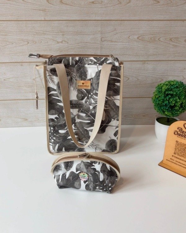 Producto - BOLSO SUMMER Hojas Grises