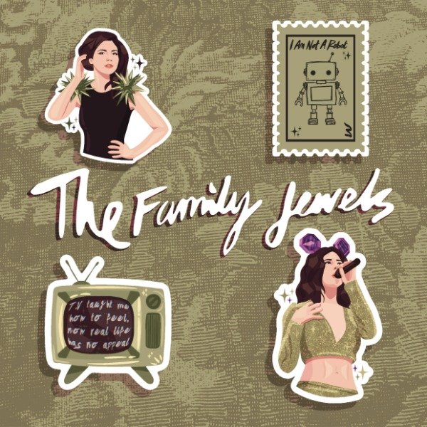 Producto - Stickers 'The Family Jewels' Marina and the Diamonds
