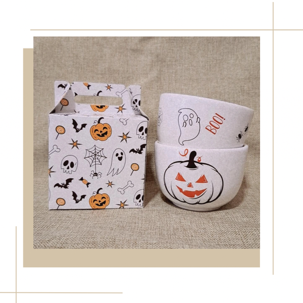 Producto - Set Cerealero Halloween Blanco
