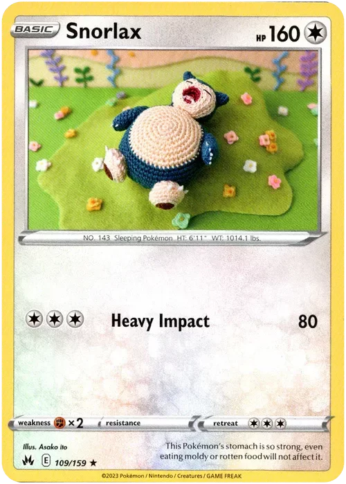 Producto - Snorlax - 109/159 - Crown Zenith