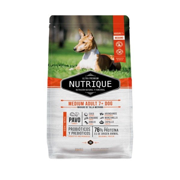Producto - Alimento Nutrique Perro Adulto Mediano 7+