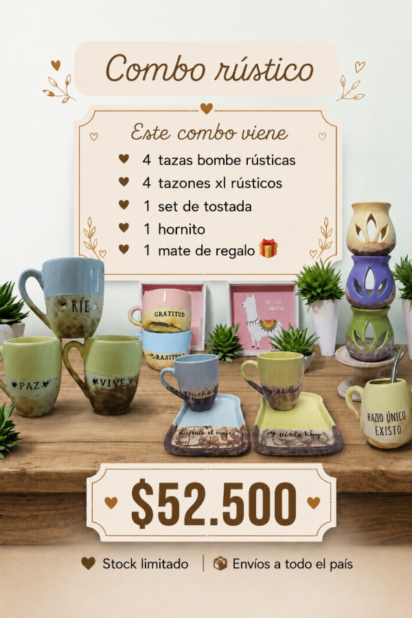 Producto - COMBO EMPRENDEDOR RÚSTICO - 0