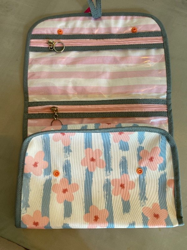 Producto - Neceser viajero Rayas y flores - 3