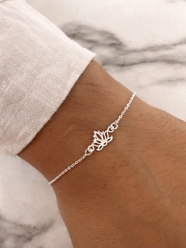 Producto - Pulsera Loto Plata 925