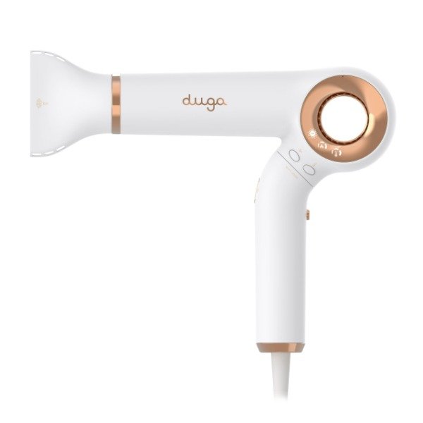 Producto - SECADOR COMPACT IONIC BLANCO Y DORADO - 1