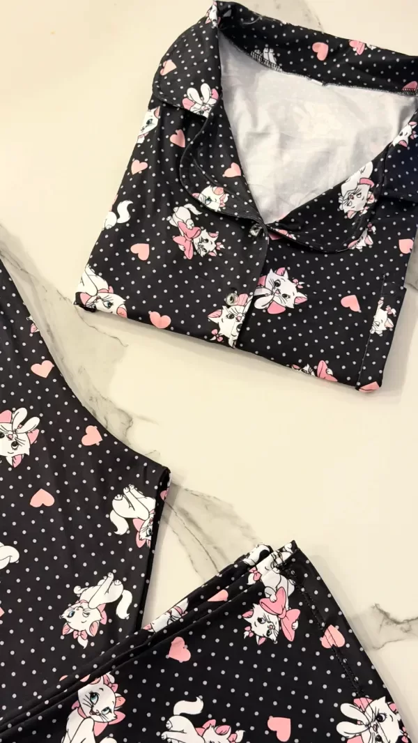Producto - Camisero Gatita Marie adultos manga corta - 3