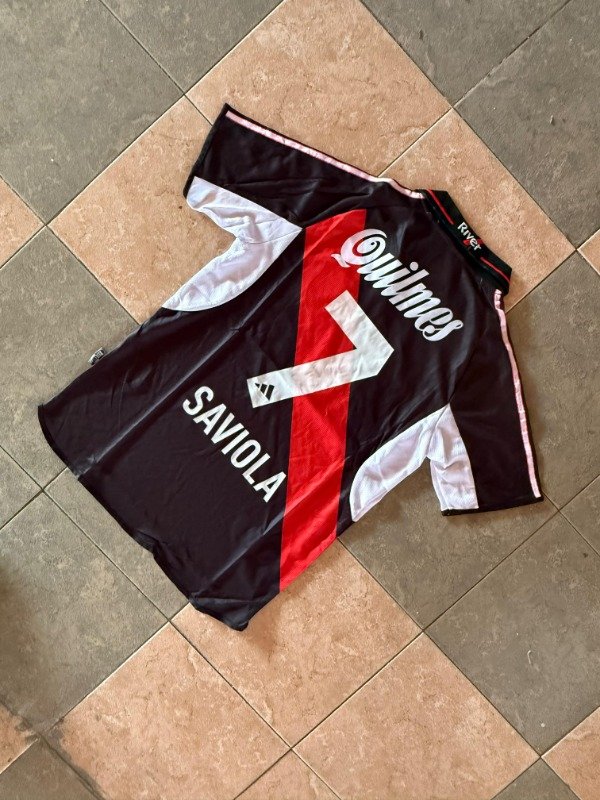 Producto - Camiseta RETRO River 2000/01 Suplente Negra Saviola 7