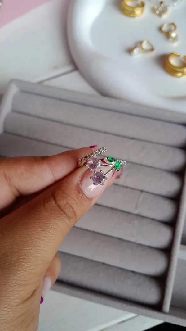 Producto - Anillo cherry silver