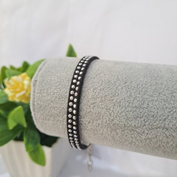 Producto - Pulsera Gamuza Brillos