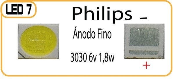 Producto - 3030 6v 1.8w  Ánodo Fino  (LED 7)