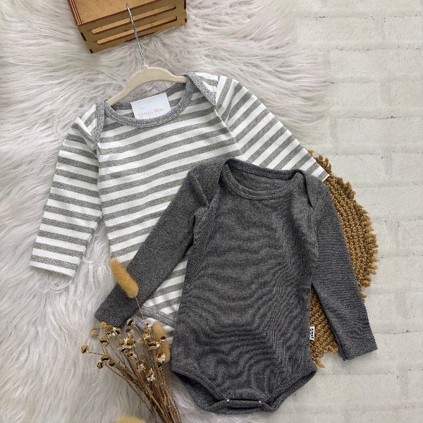 Producto - Body BASIC color gris talles hasta el 6
