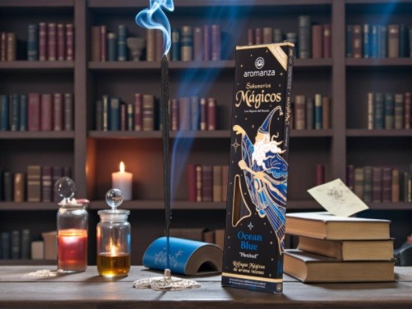 Producto - SAHUMERIOS MAGICOS AROMANZA LARGO "OCEAN BLUE" X 5