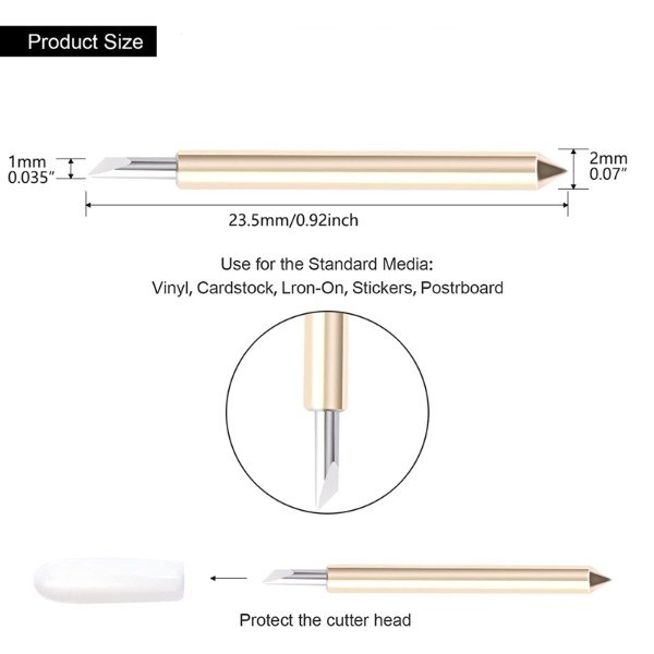 Producto - Cuchillas de corte  filo reforzado con grado de 30 45 y 60 - 1