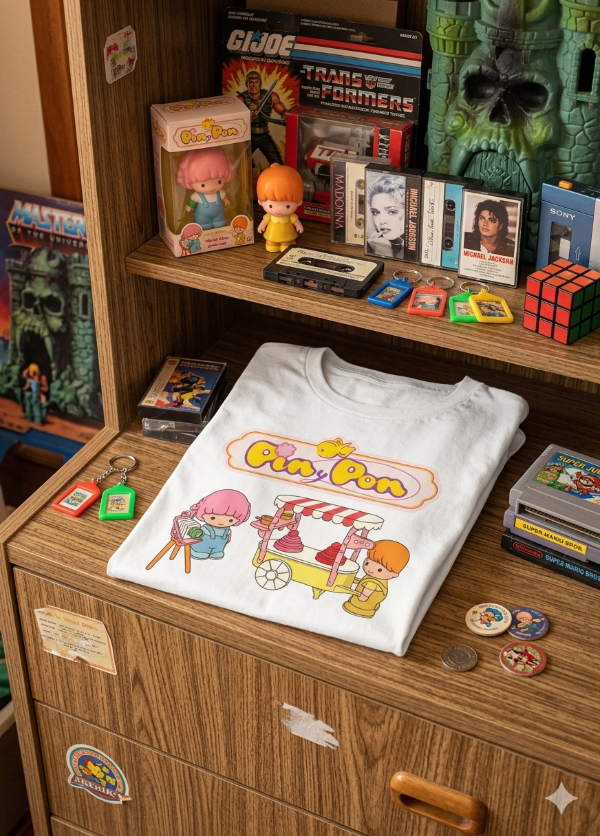 Producto - Remera Mujer Pin y Pon Helado y Foto
