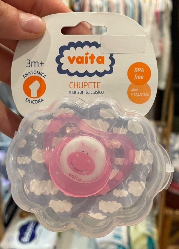 Producto - Chupete Vaita silicona +6 M hipopótamo