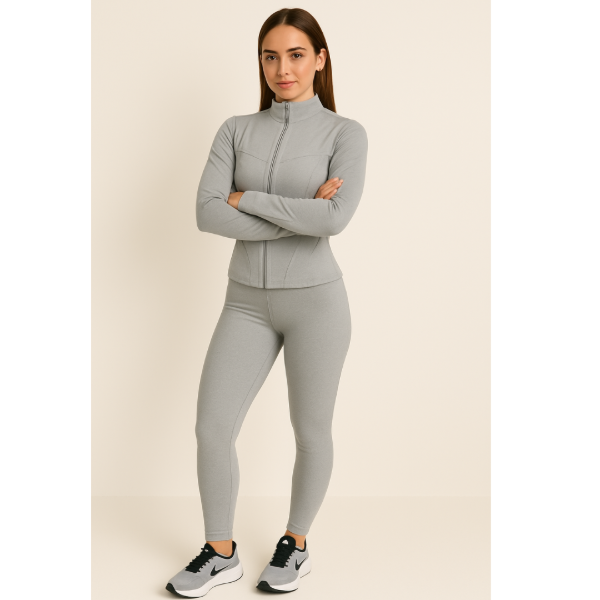 Producto - Conjunto Mujer Campera + Calza Recta I Run Térmico