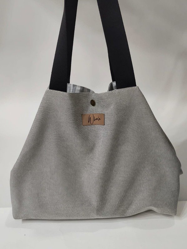 Producto - Bolso Carmela - Gris y Negro