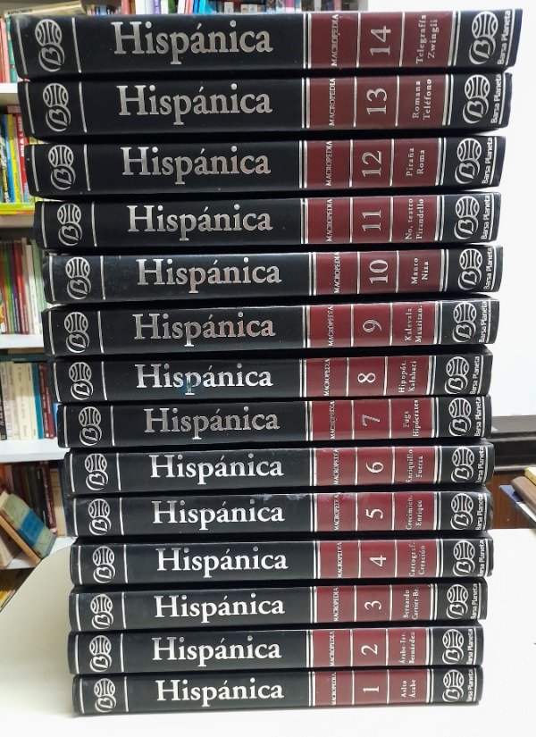 Producto - Macropedia Hispánica - 14 Tomos - Barsa Planeta - Año 2001