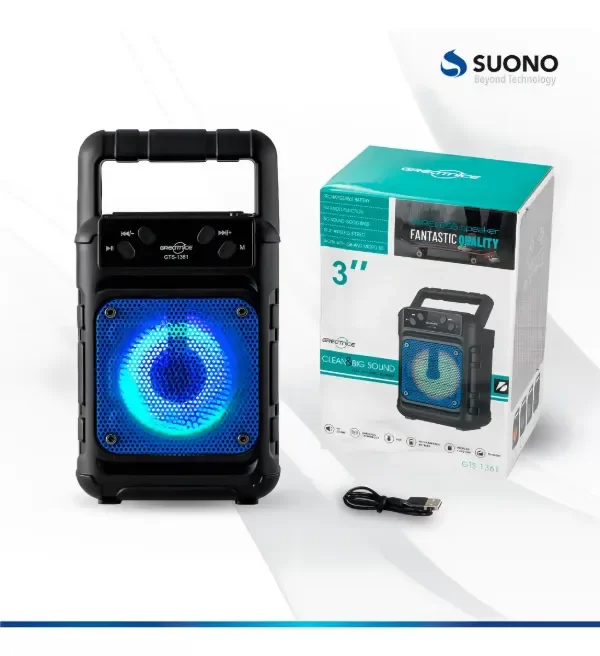 Producto - Parlante Portátil Suono Bluetooth
