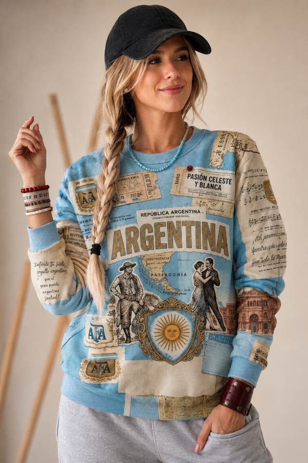 Producto - Buzo Arg Celeste