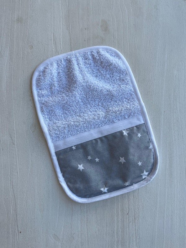 Producto - Babita de toalla - Estrellas grises