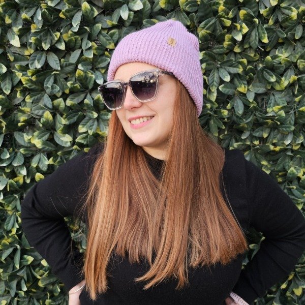 Producto - Gorro de Lana Lila Ushuaia