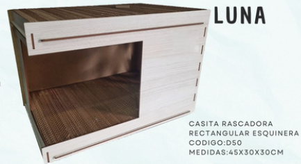 Producto - CASITA RASCADOR LUNA