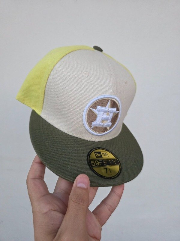 Houston astros olive new era 59fifty fitted — imagen 4