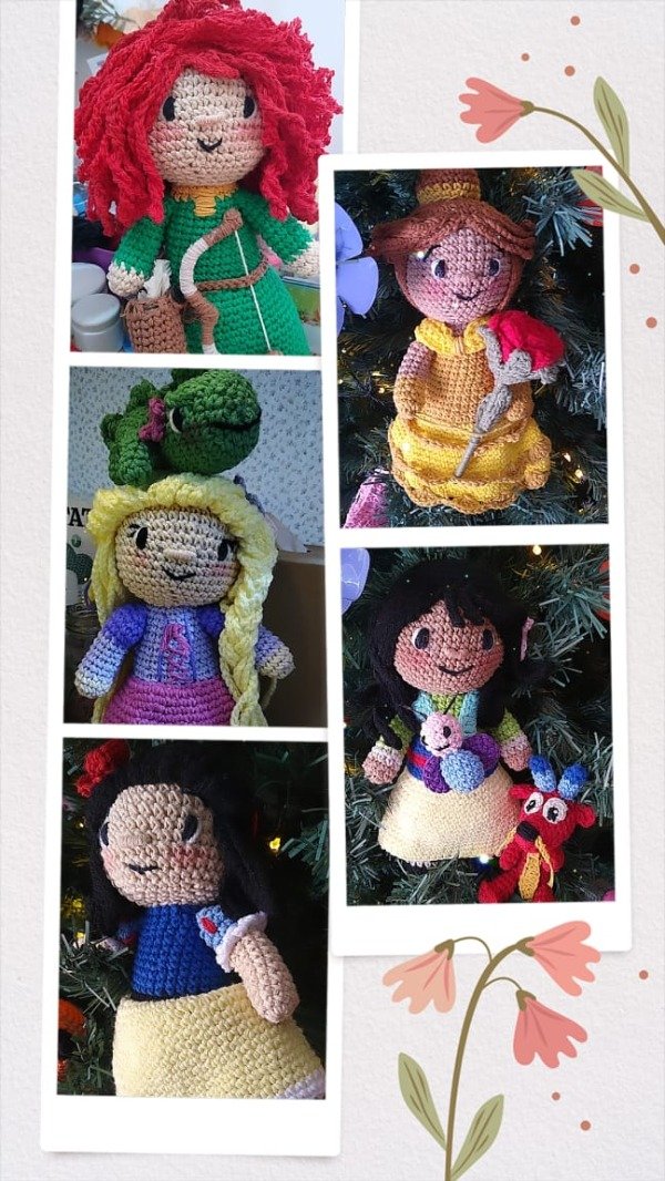 Producto - Princesas Disney + sus accesorios correspondientes
