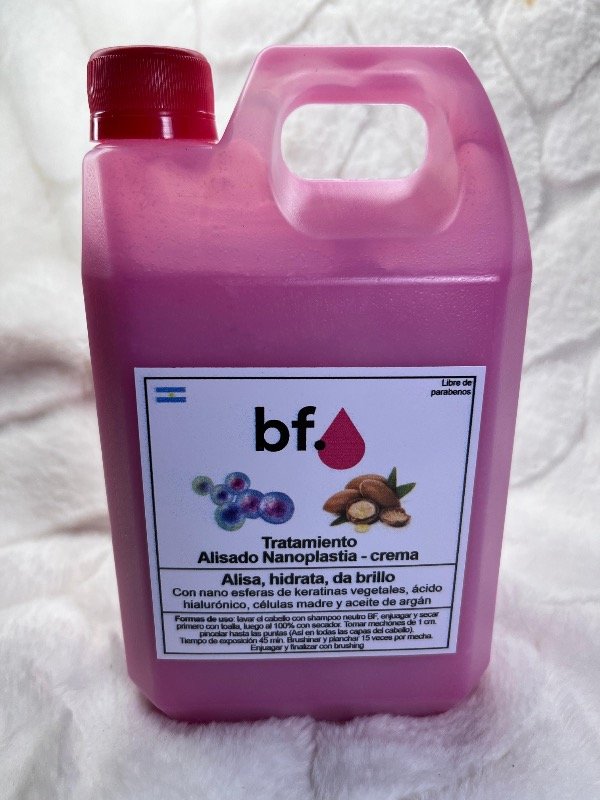 Producto - Tratamiento alisado nanoplastia fresa 1L