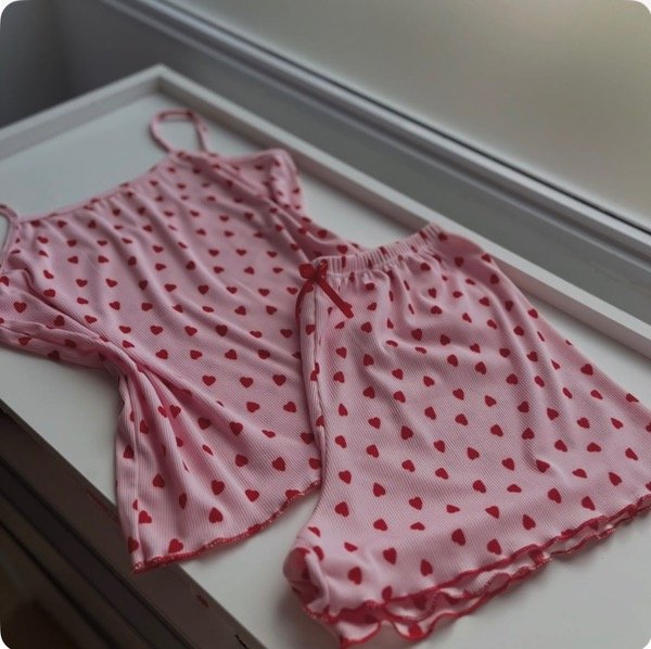 Producto - Pijama short/musculosa corazón