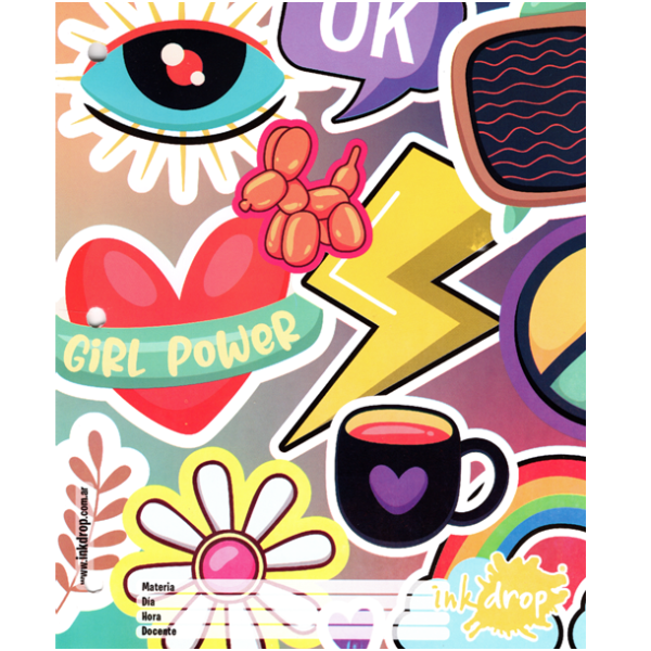 Producto - Ink Drop - Separadores Escolar N 3 "Fun Collage"