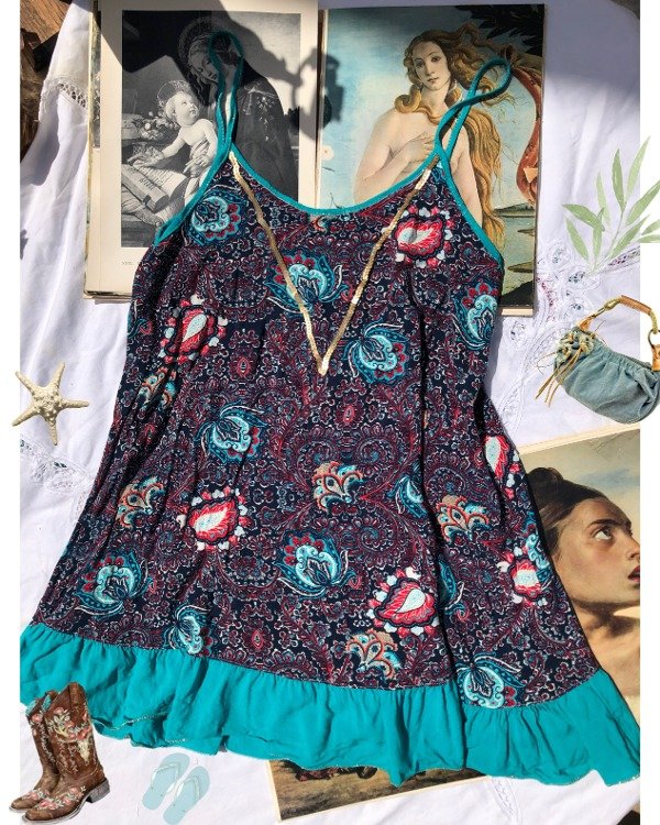 Producto - Minivestido boho y2k