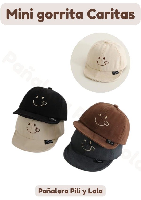 Producto - Mini gorra caritas (Consultar color disponible)