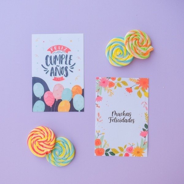Producto - TARJETONES FELICIDADES x5