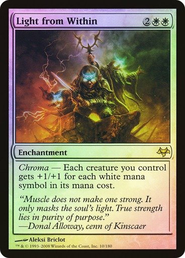 Producto - Light from Within Foil  Eventide