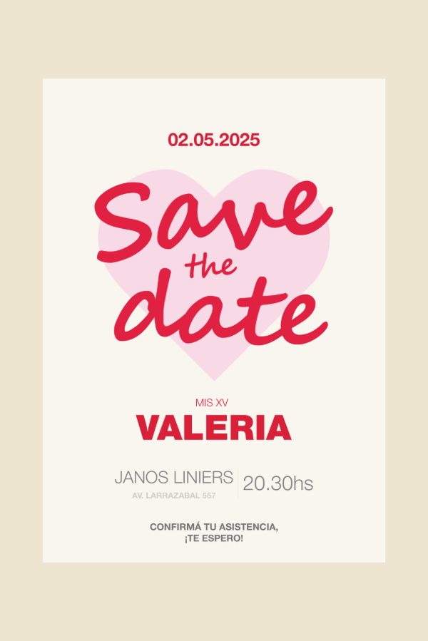 Producto - invitación digital [corazón]