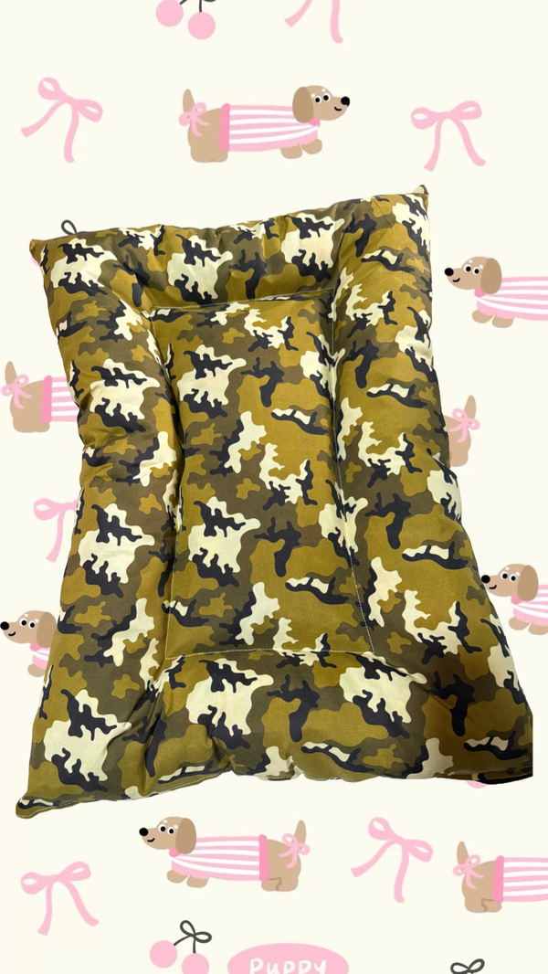 Producto - Colchoneta lona camuflada verde talle 5