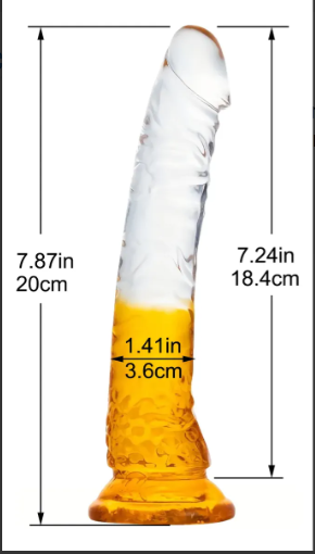 Producto - Dildo JELLY con sopapa "real touch" - 1